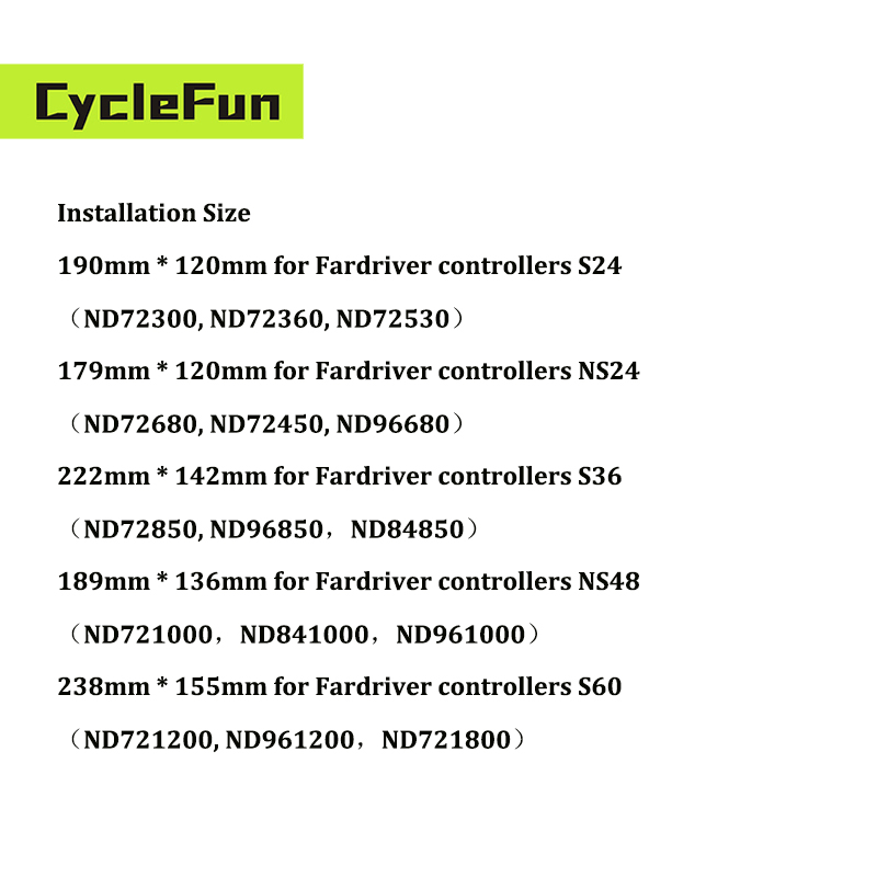 Verschiedene Modelle Wasserküh – Fardriver Nd72850 Controller Bewertung und Preis